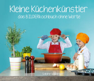 Ein Kochbuch für Kinder NUR mit Bildern. Das spricht vielen Kindern aus der Seele, denn zu viel „Blabla“ bremst die Motivation, Neues auszuprobieren. Und genau das steht bei Kids nun mal hoch im Kurs. Wer noch nicht lesen kann, bleibt oft außen vor. Dabei gibt es eine Sprache, die ALLE Kinder verstehen: Bilder! Rezepte lesen und kochen können ist eben keine Frage des Alters! “Kleine Küchenkünstler” - macht Bild für Bild jeden Text überflüssig - enthält Lieblingsspeisen, die kleine Schleckermäuler verraten haben - soll neue Ideen liefern und zum Ausprobieren ermutigen - fördert Selbstständigkeit und Eigenverantwortung, denn Eltern bleiben möglichst im Hintergrund - soll vor allem Spaß machen durch eigenes Erfahren und Erfolg!