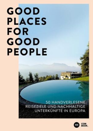 Dorthin reisen, wo Nachhaltigkeit gelebt wird Nachhaltigkeit wird inzwischen genauso selbstverständlich erwartet wie einmalige Erlebnisse und Erholung. Der Inspirations-Bildband Good Places for Good People präsentiert 50 Unterkünfte und Destinationen in Europa, die den aktuellen Umweltstandards nicht nur gerecht werden, sondern auch in jeder Preiskategorie für eine genuss- und stilvolle Auszeit sorgen. Ob Stadthotel oder Baumhaus, Wellness-Resort oder Bauernhof: Die Gastgeber:innen dieser handverlesenen Orte setzen sich für einen schonenden Umgang mit Ressourcen ein, kochen frisch und regional und engagieren sich für Natur und Menschen in ihrer Region. Die perfekte Inspiration für alle, die umweltbewusst reisen wollen – ohne Kompromisse. Wirklich nachhaltige Reiseideen für ein gutes Urlaubsgefühl