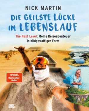 Macht euch bereit für The Next Level! Von Lappland bis Kenia, von Costa Rica bis Mauretanien – über 80 Länder hat Nick Martin bereist, seit er 2010 kündigte und seither überall auf der Welt zuhause ist. Und er lässt uns alle daran teilhaben: Kaum einer versteht es besser, so humorvoll und sympathisch von seinen Abenteuern zu berichten. InThe Next Levelgeht Nick Martin noch einen Schritt weiter. In über 700 Fotos erzählt er seine unterhaltsamsten Reisegeschichten auf besonders beeindruckende Weise. Nick öffnet sein Fotoalbum und zeigt grandiose Landschaften und skurrile Momentaufnahmen. Begleitet werden diese spektakulären Einblicke von Audioaufnahmen, in denen Nick in persönlichen Anekdoten verrät, welche Geschichten sich hinter den Fotos verbergen. Lasst euch begeistern von exotischen Orten, herzlichen Menschen und den vielen kleinen und großen Wundern, die einem auf Reisen begegnen! Beeindruckender geht es nicht: über 700 Fotos des sympathischen Weltenbummlers Über 300 Minuten Audiokommentare Viele neue Geschichten, viele neue Einblicke