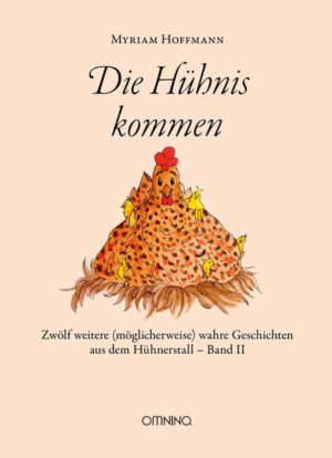 Myriam Hoffmanns kleine Hühnergemeinde wächst und gedeiht. Ursprünglich wollte sie drei bis vier Hennen ein artgerechtes und liebevolles Zuhause geben. Mittlerweile sind es irgendwie von ganz alleine achtzehn Hühner geworden. Das ging ratzifatzi und war nicht geplant. Es gibt sooo schöne Hühner und viele Geschichten: Manche Federviecher wollten unbedingt Mama werden. Auch der ein oder andere Notfall fand bei der Hobbyhühnerhalterin ein Zuhause. Und dann wollte sie ein Huhn, das türkisfarbene Eier legt. Und erst der Kleintiermarkt ... Wie im ersten Band schreibt Myriam Hoffmann liebevoll und mit Humor über das Leben mit ihren Hühnis - ein großes Lesevergnügen. Für alle Hühnerliebhaber.innen - und die, die dachten, dass Hühner einfach nur Federvieh seien ...