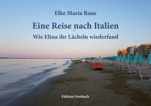 Elina macht eine Woche Urlaub an der italienischen Adria, spontan und aus einem inneren Bedürfnis heraus. Erinnerungen an ihre Vergangenheit werden wach, voller Wehmut, Trauer und Einsamkeit. Bei Sonnenschein, kulinarischen Genüssen und Begegnungen findet sie neuen Lebensmut und das, was sie schon für verloren geglaubt hatte: sich selbst, ihre Lebensfreude und ihr Lächeln. Die Geschichte erzählt vom Annehmen und Wertschätzen, vom Wahrnehmen und Fühlen, von Mut und Vertrauen, von Achtsamkeit und dem Glück des Augenblicks. Und es geht um die Liebe: zu Italien, zum Leben und zu sich selbst.