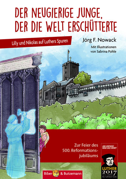 Lilly und Nikolas sind super aufgeregt: Sie haben in der Schulaufführung die Hauptrollen ergattert. Das Thema: 500 Jahre Reformation. Doch was genau ist das eigentlich? Wer war dieser Martin Luther? Warum hat der Zettel, den der Professor an die Tür der Schlosskirche in Wittenberg gehängt hat, für solchen Wirbel gesorgt? Warum musste sich Luther auf der Wartburg verstecken? Und hat er sich wirklich in eine Nonne verliebt und sie sogar geheiratet? Lilly und Nikolas haben jede Menge Fragen. Auf der Suche nach Antworten gehen sie mit ihren Eltern auf Entdeckungstour – dort, wo alles begann. Auf einer spannenden Reise erkunden sie die Orte in Sachsen-Anhalt und Thüringen, an denen Martin Luther gelebt und gewirkt hat. Sie besuchen Luthers Geburtshaus in Eisleben, sein Elternhaus in Mansfeld, das Lutherhaus in Eisenach, das Augustinerkloster in Erfurt, die Wartburg, aber auch die Schlosskirche, das Lutherhaus und das Melanchthonhaus in Wittenberg. Unterwegs erfahren Lilly und Nikolas, wie aus einem neugierigen kleinen Jungen der Augustinermönch und schließlich der Reformator Martin Luther geworden ist, dessen Einfluss noch heute in unserem Alltag spürbar ist – nicht zuletzt in unserem Schulsystem und in unserer Sprache. Ihre abenteuerliche Reise führt Lilly und Nikolas nicht nur quer durch Mitteldeutschland, sondern auch zurück in die Zeit vor über 500 Jahren. Ferienabenteuer für Kinder und Reiseführer für Familien: die Kinderbuch-Serie „Lilly und Nikolas“ Wenn die Geschwister Lilly und Nikolas mit ihren Eltern in den Urlaub fahren, erleben sie die schönsten Abenteuer, staunen über Dinge aus vergangenen Tagen, lösen Rätsel und manchmal auch einen kleinen Kriminalfall. Dabei entdecken sie jedes Mal Sehenswürdigkeiten und Ausflugsziele, die Kindern wirklich Spaß machen. Auf ihren Touren erfahren sie so ganz nebenbei viel über Land und Leute und die Geschichte ihrer Urlaubsregion! Feriengeschichte voller Spaß, Rätsel und Abenteuer für Kinder von 8 bis 11 Jahren Spannend und informativ: Urlaubslektüre und Reiseführer in einem Kinderbuch Zum Selbstlesen ab der 3. Klasse oder zum gemeinsamen Lesen in der Familie Die schönsten Urlaubsziele für Familien und Tipps für Ausflüge mit Kindern Zoos, Freizeitparks und Museen, die Kinder begeistern Geeignet für Buchvorstellungen und für die Leseförderung mit ANTOLIN Kann auch im Heimatund Sachunterricht in der Grundschule eingesetzt werden Ob Urlaub in Deutschland oder den Nachbarländern, ob Sommerferien am Meer oder Herbsturlaub in den Bergen: Diese Kinderbücher machen Lust, selbst die Koffer zu packen und loszuziehen!