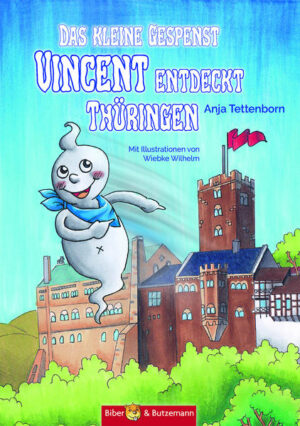 Das kleine Gespenst Vincent lebt schon lange auf dem Dachboden von Familie Strohmann. Doch immer, wenn auf dem Bauernhof in der Nähe von Erfurt etwas Spannendes passiert, muss Vincent ins Bett - denn Gespenster schlafen ja tagsüber. Alle Bücher im Haus hat er längst gelesen und sogar aus Verzweiflung die Kinderzimmer von Mia und Ben aufgeräumt. Da ist klar: Es muss etwas passieren, und zwar schnell. Eine Ansichtskarte von Schloss Molsdorf weckt Vincents Neugier - und er beschließt, umzuziehen. Gespannt macht sich Vincent auf den Weg. Doch das Leben als Schlossgespenst ist auf Dauer doch nicht das Richtige für ihn. Also reist er weiter nach Erfurt, wo er in Gustav einen neuen Freund findet. Gemeinsam begeben sich die beiden Gespenster auf eine spannende Reise quer durch Thüringen. Sie besuchen die Wartburg, die Wasserburg von Heldrungen und die Heidecksburg, die Feengrotten und die Barbarossahöhle, aber auch Städte wie Erfurt, Weimar, Jena, Apolda, Arnstadt, Suhl, Zella- Mehlis und Gotha.