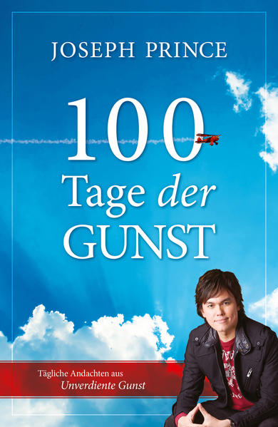 Unternimm eine erstaunliche Reise und entdecke Gottes Gunst! In 100 Tage der Gunst lädt Joseph Prince dich ein, entschlossen auf eine kraftvolle Reise zu gehen, um die unverdiente Gunst Gottes zu entdecken und selbst zu erleben. Tauche kopfüber in den weiten Ozean seiner Gunst ein und erfahre, wie sie guten Erfolg in deinem Leben hervorbringen wird. Dabei wirst du ein starkes Bewusstsein für Gottes Gunst entwickeln und erleben, wie dein himmlischer Vater dich mit allem nötigen Segen ausrüstet, damit du jede Herausforderung im Leben überwinden kannst. Als Leser lernst du, wie du dich täglich auf Gottes Gnade, Gunst und Liebe konzentrieren kannst. Jede Tagesandacht besteht aus: Bibelstelle des Tages-eine themenbezogene Bibelstelle, die eine biblische Grundlage schafft