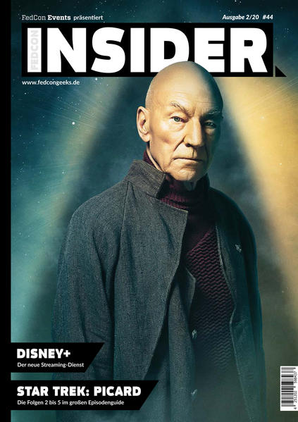 Der zweite Insider des Jahrgangs 2020 befasst sich mit Disney+ und "Star Trek: Picard", führt die Episodenreviews zu "The Expanse" fort und besticht durch Hintergrundreportagen, Interviews und weitere spannende Features. Aus dem Inhalt der Ausgabe: Star Trek: Picard Episodenguide Season 1 von Reinhard Prahl Disney+ oder: Lohnt sich das wirklich? von Klaus May Mythen und Mythos bei Star Trek (Teil 2) von Dr. Rebecca Haar Die Evolution des Vampirs (Teil 3) von Claudia Kern Ragnarök Rezension von Klaus May Serien, die kein Mensch kennt von Martina Ritchie The Rise of Skyalker von Matthias Wieprecht The Expanse Rewatch- Reviews Season 2 von Björn Sülter Wir Kinder vom Fandom Augsburg (Teil 10) von Dirk Bartholomä Wo stecken nur die Ewoks? von Marco Frömter Interview mit Sascha Tanackowitz So gedacht! Die Insider- Kolumne von Reinhard Prahl