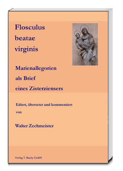 "Sed unde iam incipiam? Libet a porta celi et fenestra, que huic mundo lumen eternum effudit et que nobis exordium salutis extitit,.". Der Flosculus beatae virginis ist das Erstlingswerk eines anonymen Zisterziensers, der in einem vierteiligen Brief an seinen Abt sein Können demonstrieren will. Die Ct 4,12 entnommenen Begriffe "hortus conclusus" und "fons signatus" werden auf Maria bezogen und in mehrfacher Verzweigung gedeutet (Teil 1 und 2: "vocabula de terra"). Weitere meist aus der Bibel stammende Zitate untermauern diese Deutungen und fungieren bei Bedarf selbst wieder als Leitzitate, indem dort enthaltene Begriffe in kürzeren Unterabschnitten ebenfalls gedeutet werden. Die Allegoresen in Teil 3 und 4 werden in analoger Weise strukturiert ("vocabula de caelo"), ein den beiden Teilen gemeinsames Leitzitat nach dem Vorbild der Teile 1 und 2 fehlt hier jedoch. Überliefert ist der Flosculus beatae virginis in einer Handschrift des 14. Jahrhunderts (Österreichische Nationalbibliothek, Codex 1706).