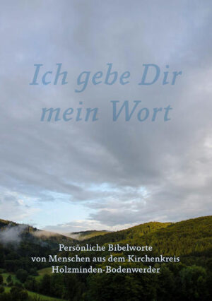 Für dieses Buch haben Menschen aus dem Kirchenkreis Holzminden-Bodenwerder Verse und Sprüche aus der Bibel ausgewählt, die eine besondere Bedeutung für sie haben. Manche wurden von ihrem Tauf- oder Konfirmationsspruch ein Leben lang begleitet. Andere fanden in schwierigen Situationen Trost beim Blick in die Bibel. Illustriert mit Fotografien aus der Region soll dieses Buch dazu anregen, die Gedanken schweifen zu lassen und bei nächster Gelegenheit die Bibel mit anderen Augen zu sehen.