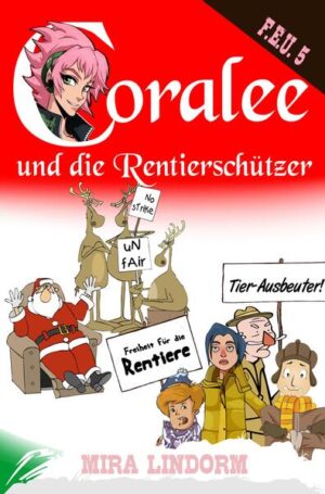 Ein Notruf vom Nordpol ist so ziemlich das Letzte, was Coralee mitten in einem Blizzard erwartet hat. Jetzt muss sie doch tatsächlich heraus aus dem warmen Gebäude und hinein in die klirrende Kälte! Und das nur, weil so ein paar verrückte Tierschützer der Meinung sind, dass Santa Claus seine Rentiere ausbeutet und überansprucht! Noch dazu eilt die Sache. Die Tierschützer blockieren die Elfenwerkstatt und die Schlittengarage. Wenn die Rentiere nicht bald trainieren dürfen, werden sie zu Weihnachten nicht arbeitsfähig sein. Und das darf auf keinen Fall passieren!