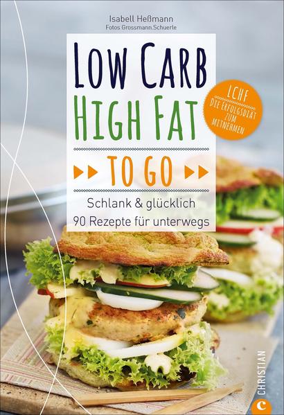 Wenig Kohlenhydrate, viel Fett. So einfach die Formel für eine sattmachende, schlanke Lebensweise ist, so schwierig ist sie oft unterwegs umzusetzen. Restaurants, Bürokantine oder Unimensa haben kaum Low-Carb-High-Fat-Gerichte auf ihrem Speiseplan. Selber machen und mitnehmen lautet daher die Devise der Foodautorin Isabell Heßmann. In ihrem LCHF-Kochbuch hat sie ihre 90 besten Rezepte to go zusammengestellt. Mit Rezepten für jede Jahreszeit!