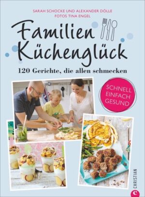 Der Sohn verweigert alles Gemüse, die Tochter hat gar keinen Hunger. Und Zeit zum Kochen ist eigentlich auch nicht. Kochen für die ganze Familie kann ganz schön kompliziert sein! Aber nicht mit diesem Familienkochbuch. 120 Rezepte für gesunde, abwechslungsreiche und schnelle Gerichte, die sicher der ganzen Familie schmecken. Klassiker, Neukreationen und einfach leckere Lieblingsrezepte für Eltern und Kinder.