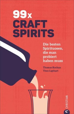 Der Guide durch den Schnaps-Dschungel: Die Experten Thomas Kochan und Theo Ligthart stellen klassische und Newcomer-Schnäpse aus Deutschland, Österreich, Italien und der Schweiz vor. Denn Craft Spirits sind in: Regional verankert, nachhaltig produziert und aus natürlichen Zutaten destilliert, haben Craft Spirits alles was der Genussmensch von heute schätzt. Im deutschsprachigen Raum schießen die Mikrobrennereien, die sich den Craft Drinks verschrieben haben, wie Pilze aus dem Boden - und bieten eine so interessante Vielzahl von Edelbränden, dass die Zeit für einen Guide zu den 99 besten Schnäpsen mehr als reif ist.