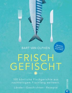 Gebraten, gedünstet, gegrillt oder roh: Fisch kann auf viele Arten zubereitet werden, er ist lecker und gesund. Nur nachhaltig gefischt sollte er sein! Folgen Sie Bart van Olphen einmal um den Globus: Der Spitzenkoch und Fischenthusiast erzählt von Häfen und Helden, weiß alles über nachhaltige Fischerei und liefert über 100 fantastische Fischrezepte vom kanadischen Lobster über spanische Anchovis bis zu indischen Muscheln. Stets frisch gefischt!