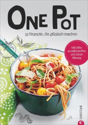 Sie lieben kochen – sofern es schnell geht und kaum schmutziges Geschirr mit sich bringt? Dann versuchen Sie doch die Rezepte unserer 55 One Pot Wonders. Ob Suppe, Pasta oder Reis, ob Getreide und Körner, Kartoffeln oder Süßspeise – alle Gerichte lassen sich bequem in einem einzigen Topf, einer einzelnen Pfanne oder auf nur einem Blech zubereiten. So einfach, so lecker! Und der Abwasch erledigt sich quasi von selbst.