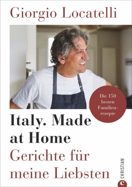 Inspirierend und wunderbar alltagstauglich: Giorgio Locatelli ist zurück! In seinem neuesten Buch gibt er seine privaten und liebsten Rezepte preis, die er an den Plätzen, die er sein Zuhause nennt, gerne kocht. „Italy. Made at Home“ mit den 150 besten Familienrezepten ist der Nachfolgeband des COOK BOOK AWARD prämierten Bestsellers „Made in Italy“!