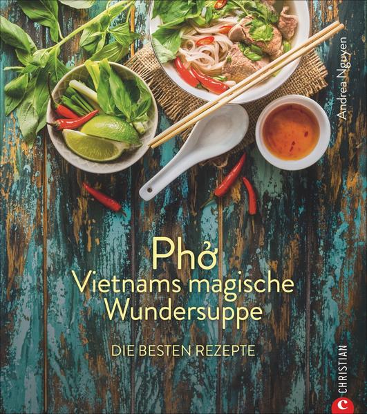 Das erste Buch zum Trendthema Pho! Dieses Kochbuch ist der traditionellen Suppe der vietnamesischen Küche gewidmet. Zur klassischen Pho kommen allerlei Varianten, ergänzende Einlagen und Sidekicks. Atmosphärische Fotos von Food, Land und Leuten bieten Inspiration und regen die Lust zum Nachkochen an. Die kräftige klare Brühe mit Reisnudeln und Rindfleisch ist eine echte Wundersuppe.