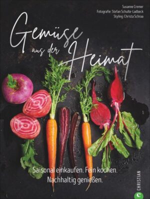 Neue Geschmackserlebnisse mit Gemüse aus der Region: Mit diesen 55 leckeren Rezepten - davon jedes mit Foodfoto - rund um Rübe, Kohl, Pastinake und Co. kochen Sie das ganze Jahr saisonal, regional und genussvoll flexitarisch. Gemüse aus der Heimat präsentiert die besten Rezepte für raffinierte Vorspeisen, Salate, Suppen und Hauptgerichte. Lecker, modern und alltagstauglich und nicht immer fleischlos. Hier findet garantiert jeder sein neues Lieblingsrezept und trägt dabei einen Teil zur Rettung unseres Planeten bei- denn weniger Fleisch bedeutet mehr Klimaschutz.