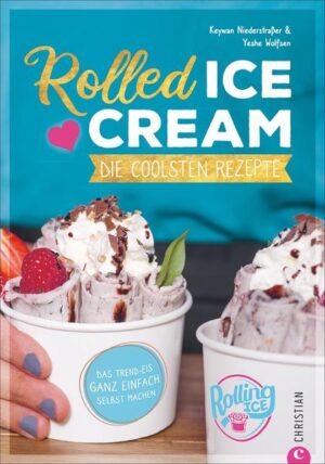 Rolled Ice Cream ist der Megatrend auf YouTube. Hier ist das erste Buch zum Topthema: Die coolen Eisjungs vom »Rolling Ice Truck« aus Hamburg zeigen, wie man Ice Cream Rolls selbst macht und verraten ihre liebsten Rezepte, von »Peanut Butter Magic« über »Berry Me« bis zu »Mister Monkey«. Perfekt für Instagram & Co.!