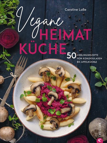 Deutsche Küche und österreichische Schmankerl vegan interpretiert. Suppen, Salate, Hauptgerichte, Desserts, Kuchen und Torten. Hier bleiben keine Wünsche offen. Vegane Heimatküche, das heißt kochen wie früher, kochen wie die Oma, nur eben ohne Fleisch, Ei und Milchprodukte. Diese 50 traditionellen Rezepte in veganem Gewand beweisen, dass die vegane Küche viel mehr zu bieten hat als die üblichen Bowls, Currys oder den Quinoasalat. Genieße Apfelküchle, Rote-Bete-Schupfnudeln oder Kohlrouladen. Früher war Fleisch Luxus und Gemüserezepte die Norm. Also: Back to the roots!