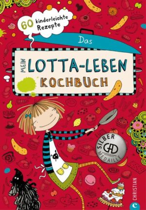 Kochbuch zur Bestseller-Reihe Mein Lotta-Leben von Alice Pantermüller. 60 Rezepte, die Kinder selbst kochen und backen können. Für Kinder zwischen 9 und 12 Jahren altersgerecht aufbereitet, wird Kochen damit zum Kinderspiel. Für alle Fans der Lotta-Leben-Bücher ein Muss. Volle Kanne cool! Lotta schwingt jetzt selbst den Kochlöffel. Die Ayudingsda-Gerichte von Mama sind nämlich echt zum Davonlaufen. Also kocht Lotta ab sofort selbst, am liebsten natürlich mit Cheyenne. Muffins und Pizza und irgendwas mit Erdnussbutter? Na klar! Aber Lotta weiß, dass sie schon auch Gesundes essen muss. Daher macht sie außerdem Gemüsepuffer, selbst gemachte Pommes oder Spinatsuppe mit Popcorn. Zeig der Mama, was dir schmeckt!