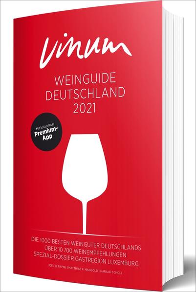 Riesling, Weißburgunder, Silvaner oder Spätburgunder wer ist der Beste im ganzen Land? Der VINUM Weinguide Deutschland 2021 kürt bereits im vierten Jahr die Spitzenreiter und Siegerweine der 13 deutschen Anbaugebiete: Dazu bewertete das hochkarätig aufgestellte Verkosterteam 1.000 Weingüter und über 10.700 Weine von der Ahr bis hinein ins Herzen Württembergs. Der VINUM Weinguide zählt zu Deutschlands meistverkauften Weinführern.