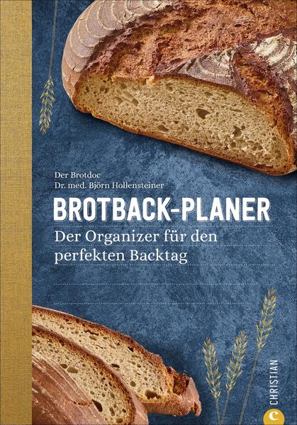 Organizer (Notizbuch) für das Planen des perfekten Brot-Backtages. Mit vielen Tipps und Infos rund ums Brotbacken von »Brotdoc« Dr. med. Björn Hollensteiner. Das perfekte Geschenk und Brotback-Zubehör für alle, die gerne Brot backen. Gutes Brot muss ausreichend lange reifen: Vorteig, Sauerteig, Stockgare, Stückgare ... Diese Reifeprozesse ziehen sich über Stunden oder Tage und wollen gut geplant sein: Wann etwa sollte ich beginnen, wenn das Gebäck zu einem bestimmten Zeitpunkt fertig sein soll? Wann sollte ich den Vorteig ansetzen, um nicht mitten in der Nacht aufstehen zu müssen? Wann muss ich zu Hause sein, weil die Stückgare endet? Wann ist es Zeit, den Ofen vorzuheizen? ... Gerade Einsteiger hält diese Komplexität davon ab, Brot zu backen. Doch das muss nicht sein! Stürzen Sie sich ins Abenteuer »Brotbacken«. Mit diesem Organizer behalten Sie den Überblick.