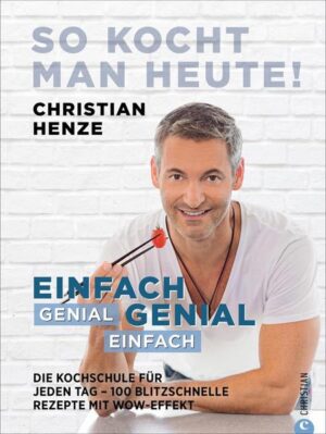 Eine Schatztruhe voller Lieblingsgerichte: Dieses Kochbuch ersetzt zehn andere - jedes Gericht ist schnell, einfach und immer für eine Überraschung gut! Christian Henze, der Experte für schnelle, einfache und leckere Küche, präsentiert 100 geniale Rezepte mit Wow-Effekt. Von »Pulled Pork Burger« über »Gegrillte Landhendlbrust« bis zu »Zwetschgen-Apfel-Crumble« - dieses Kochbuch ist voll mit neuen Lieblingsgerichten!