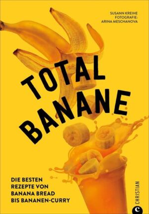 Die Banane ist unsere liebste Frucht. In der Coronakrise legte das Banana Bread eine erstaunliche Karriere hin. Alles Banane also! Und damit höchste Zeit für das ultimative Kochbuch und Backbuch mit Bananen! Mit 60 Rezepten von Bananen-Zupfbrot über Bananen-Lachs-Wraps und Nice Cream bis zu Banoffee. Dazu gibt es tolle No-Waste-Tipps zum Kochen mit braunen und überreifen Bananen.