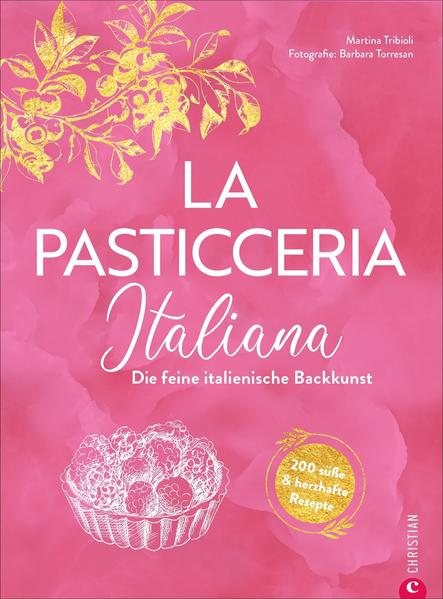 Ein besonderes Italien-Backbuch: Das umfangreiche Backbuch widmet sich in 200 Rezepten traditionellen Patisserie-Werken, also der feinen Backkunst: kleine Törtchen, Kuchen, Tarteletten oder Torten. Das Buch ist nach Jahreszeiten untergliedert und enthält herzhafte und süße Rezepte. Tolles Extra: Zu Beginn werden Grundteige und -massen mit Step-by-Step-Fotos erklärt. La Pasticceria italiana ist das etwas andere Italien-Kochbuch und ein perfektes Geschenk für HobbybäckerInnen!