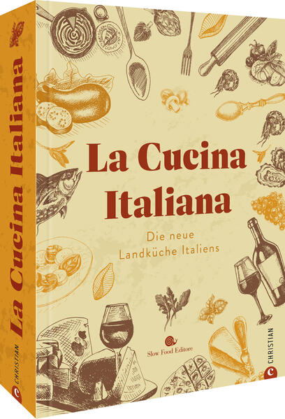 Nachhaltigkeit auf Italienisch! 15 Osterias - 115 Rezepte. »La Cucina Italiana« erzählt von italienischen Gastwirten mit Berufung. Ihr Ziel ist neben dem Erhalt lokaler kulinarischer Traditionen auch ein harmonisches Miteinander mit der Natur. Natürlich werden ihre Geschichten von ihren Rezepten begleitet. Diese repräsentieren ganz authentisch alles, was hochwertige italienische Kochkunst ausmacht: beste regionale Zutaten, gekonnte Zubereitung, kein Tamtam. Eine Ode an die Gastlichkeit - traditionelle, regionale Küche aus ganz Italien Trendthema Slow Food: Nachhaltiger Genuss aus 15 italienischen Osterias Von Südtirol bis Sizilien: Eine kulinarische Reise durch die italienische Landküche für Individualisten! Mit praktischem Leseband für schnelles Suchen & Finden