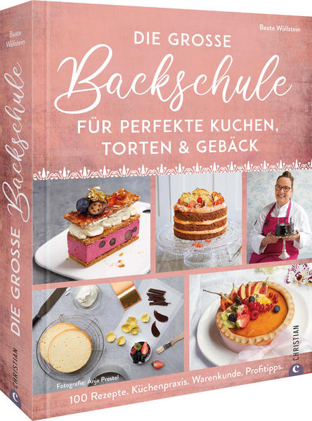 Backen wie ein Profi! Profi-Pâtissière Beate Wöllstein verzückte Scheichs in Dubai, Stars und Royals in London und gibt in dieser umfangreichen Backschule ihre Tipps an Amateur-Konditoren weiter. Sie zeigt step by step, wie verführerische Petit Fours, Kuchen und Torten entstehen. Auch die fantastischen Fotos machen Lust, sofort zu Vanilleschote und Rührgerät zu greifen. Beeindrucken Sie mit einer Schwarzwaldsinfonie oder einem Cassis-Mille-Feuille einfach jeden! Schritt für Schritt zum Profibäcker Kreative Kuchen, Torten und Gebäck für jeden Anlass Mit praktischem Leseband für schnelles Suchen & Finden