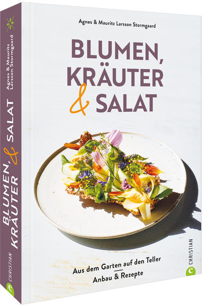 Aus dem Garten auf den Teller! Der eigene Gemüsegarten ist die beste Grundlage für köstliches Essen. Blumen, Kräuter und Salate: Baut man sie selbst an, haben sie mit ihren Verwandten aus dem Supermarkt nicht mehr allzu viel zu tun. Von der Anzucht bis zur Ernte bekommen wir von Agnes und Mauritz Larsson Stormgaard viele Tipps über den richtigen Umgang mit Pflanzen. Wie bleiben sie gesund und stark, welche unterschiedlichen Wachstumsphasen passieren sie überhaupt? Und welche Zubereitung holt aus welcher Pflanze das Beste heraus? Neben vielen Basics über 80 Blumen, Blüten, Kräuter und Salate enthält das Buch außerdem etwa 40 Rezepte - für Rosenblütenessig, Gartenpizza, Mangoldpesto und vieles mehr. Alles über den Anbau von Blumen, Kräutern und Salat plus entsprechende Rezepte Geschmack pur! Gärtnern und Kochen mit den Jahreszeiten Für Selbstversorger und Fans saisonaler Küche