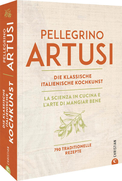 Die Küche Italiens in einem kulinarisches Meisterwerk Pellegrino Artusi, reicher Kaufmann und Feinschmecker, schrieb 1891 im Alter von 71 Jahren sein erstes Kochbuch: »La scienza in cucina e larte di mangiar bene« - von der Wissenschaft des Kochens und der Kunst des Genießens - machte ihn berühmt. Mit 790 Gerichten erschuf er darin eine kulinarische Landkarte Italiens, die sich noch heute enormer Beliebtheit erfreut und zu recht als wahrer Klassiker für alle Freunde italienischer Kochkunst gilt. Mit einem Vorwort des berühmten italienischen Sternekochs Massimo Bottura. Eine kulinarische Italien-Reise der Extraklasse. Mit 790 Rezepten. Ein wahres Standardwerk der italienischen Küche