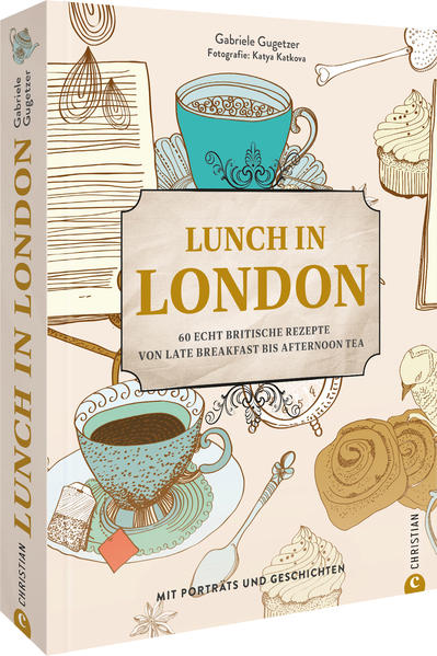 A Very British Lunch Time! Alles, was das ultimative Brit-Feeling nach Hause bringt, wird heiß geliebt. In diesem Buch können Sie sich dafür mit London-Expertin Gabriele Gugetzer auf eine kulinarische und traditionsreiche Reise durch die englische Hauptstadt begeben. Mit Porträts von Traditionslokalen wie das Claridges & 60 klassischen Rezepten zu Lunch & Afternoon Tea. Es heißt, dass Queen Elizabeth II egal wo auf der Welt sie sich gerade befand, immer ihren Afternoon Tea genoss. Lassen wir diese schöne Tradition weiterleben. Nach dem Erfolg von »A Very British Tea Time«: Hier ist der ultimative Nachfolger Unterhaltsame Erzählungen, stimmungsvolle Fotografien & die 50 besten Rezepte Für Fans von Downtown Abbey oder Bridgerton ein absolutes Muss! Kochbuch und Restaurantführer in Einem