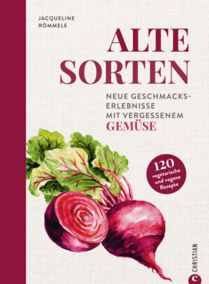 Entdecke die Welt der alten Gemüsesorten! Fleischlos kochen mit Gemüse frisch aus dem eigenen Garten Hier lernst du nicht nur, wie du sie anbauen und ernten kannst, sondern auch wie du sie in köstliche vegetarische und vegane Gerichte verwandelst. Perfekt für alle, die gerne kochen und neugierig auf neue (alte) Gemüsesorten sind. Wir zeigen dir, wie man mit alten Sorten wie Steckrüben, Karotten, Sellerie, Zucchini und vielen mehr kreativ kochen kann und dabei gleichzeitig gesund isst. Gemüse im eigenen Garten anbauen liegt im Trend - es ist nachhaltig und garantiert neue Geschmackserlebnisse. Denn Tomate, Rübe, Kohl und Co. bieten eine große Vielfalt an alten Sorten, mit denen sich grandiose Gerichte zaubern lassen. Unsere 120 Rezepte bieten eine Vielfalt an Geschmacksrichtungen von "Gefüllten Zucchini mit Jackfruit" über "Senfkohlsalat mit Reisnudeln" zu "Kürbis-Dinkel-Brot" - ob herzhaft oder süß, kochen oder backen - dieses Buch lässt zu Anbau, Ernte und Zubereitung keine Frage offen. Starte jetzt deine kulinarische Reise in die Welt der alten Gemüsesorten und lass dich von der Vielfalt der veganen und vegetarischen Rezepte inspirieren: Belugalinsen-Salat mit Koriander-Dressing Blanchierte Edamame Blattsenf-Salat mit Mango-Dressing Gebratener Radicchio mit Zwetschgen und Zwiebel Grnkohl mit Kartoffeln und Räuchertofu Romanesco-Quiche Wilder Blumenkohl & Weiße Schokolade Bowl mit mariniertem Tempeh, Gemüse, Obst und Glasnudeln Geeiste Suppe von gelben Tomaten Gegrillte Ochsenherztomate Grießkuchen mit Quittensirup In Honig fermentierter Knoblauch Pommes frites aus bunten Kartoffeln Lauchkuchen vom Blech Mangoldkuchen Pancakes mit Mirabellen-Konpott Pastinaken-Sushi Rblikuchen mit Frischkäse-Frosting Saftiger Birnenkuchen Wurzelpetersilien-Auflauf u.v.m