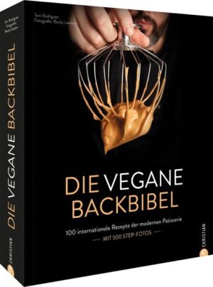 Vegane Kuchen, Torten & Co. Die stylisch aufgemachte vegane Backschule von Toni Rodríguez, Pionier der veganen Patisserie, leitet mit über 500 Schritt-für-Schritt Fotosperfekt an, sodass sogar Macarons, Mousse au Chocolat oder Croissants vegan gelingen - ohne Kompromisse. Die Rezeptauswahl ist modern und zeitgemäß und reicht von Cookies bis Petits Fours. Dieses Meisterwerk lässt nicht nur die Herzen von Veganern höherschlagen. Vegan backen mit diesem umfassenden Buch von Patisserie-Pionier Toni Rodríguez Mit ausführlichem Theorieteil für Hobbybäcker und Profis inkl. praktischem Leseband für schnelles Suchen und Finden mit edler Folienprägung