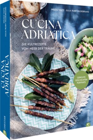 Adria, Amore Mio - Entdecken Sie den Geschmack des Mittelmeers mit "Cucina Adriatica" Ingolf Hatz erkundet die kulinarischen Landschaften der Adria und verrät die besten Rezepte. Ein Roadtrip zum Schwelgen und Genießen. Tauchen Sie ein in die kulinarische Vielfalt des Mittelmeers mit unserem neuen mediterranen Kochbuch "Cucina Adriatica". Dieses italienische Kochbuch nimmt Sie mit auf eine genussvolle Reise im Zickzack von der Küste bis ins Landesinnere, mit dem Schwerpunkt der Emilia-Romagna und bringt Ihnen die authentischen Aromen und traditionellen Rezepte dieser Region näher. Auf seiner kulinarischen Genusstour verkostet Ingolf Hatz unter anderem feinstes Olivenöl, aromatischen Käse, knuspriges Brot, köstliche Pasta, frische Meeresfrüchte, regionalen Wein und natürlich caffè ... Ein Roadtrip zum Schwelgen und Genießen! "Cucina Adriatica" ist mehr als nur ein Italien Kochbuch - es ist ein Schaufenster der Mittelmeerküche und bietet eine Sammlung von exquisiten italienischen Rezepten, die direkt aus der Region stammen. Warum "Cucina Adriatica"? Original italienische Rezepte: Garantiert authentische Geschmackserlebnisse mit traditionellen Rezepten direkt aus Italien Bonus: Authentisch und persönlich-Ein unverstellter Blick in Küchen und Kochtöpf Entdecken Sie eine breite Palette an Gerichten, von frischen Meeresfrüchten bis hin zu herzhaften Pastas, die das Beste der mediterranen Küche repräsentieren Leicht verständlich und perfekt für alle, die italienisch kochen möchten, ohne dabei den authentischen Geschmack zu verlieren Inspirierende Fotos: Jedes Rezept wird von wunderschönen Fotos begleitet, die Ihnen einen Einblick in die Präsentation und die Kultur der italienischen Küche geben. Kreativ, jung, unverfälscht - Mittelmeerküche mal ganz anders!