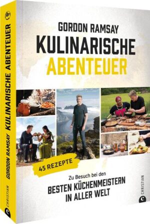 Starkoch Gordon Ramsay auf Reisen Starkoch Gordon Ramsay tauscht seine Kochschürze gegen ein Trekkingoutfit und reist weitab ausgetretener Touristenpfade rund um die Welt.Von den Höhen der peruanischen Anden bis zu den Ufern des Mekong-Deltas in Laos ist Starkoch Gordon Ramsay gereist, um sich an einigen der entlegensten Orte der Welt kulinarisch inspirieren zu lassen. Seine Mission: Einblicke in einige der reichsten Kulturen der Welt, Tipps von lokalen Spitzenköchen und »Must-tasting«-Abenteuer an nahen und fernen Orten. Darüberhinaus hat er authentische Rezepte zusammengestellt, die man auch zu Hause leicht nachkochen kann. Begleitbuch zur TV-Serie "Gordon Ramsay: Kulinarische Abenteuer"