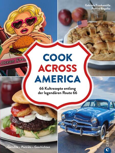 Get your kicks on Route 66! 66x authentisches, amerikanisches Essen. So kocht Amerika entlang des legendärsten Highway der USA. Entdecken Sie die kulinarische Seele der legendären Route 66 - und der Menschen, die die amerikanische Küche dort kulinarisch prägen! Dieses US Kochbuch entführt uns zu einer leckeren Reise auf Amerikas berühmtesten Highway. Von herzhaften Burger-Rezepten bis zu verlockenden Pie-Kreationen - hier erleben wir den Geschmack des Freiheitsgefühls: "Deepdish Pizza" und "St. Louis Style Ribs", "Bison Stew" oder "Buttermilk Pie" - dein American Food Trip beginnt hier!