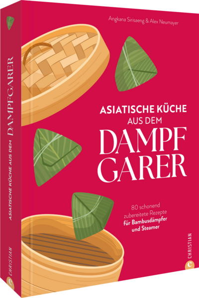 80 asiatische Rezepte für die schonende Zubereitung im Dampfgarer Asiatische Gerichte für den Dampfgarer! Dieses Buch vereint die herrlichen Aromen der asiatischen Küche mit den gesunden Vorzügen des Dampfgarens. Warum das so gut passt? Von Reis über Dumplings bis Fleisch, Fisch und Gemüse wird in Asien traditionell viel gedämpft. Hier kommt also zusammen, was zusammen gehört. Neben der Zubereitung im modernen Dampfgarer, leiten die Rezepte auch zur klassischen Zubereitung mit dem Bambusdämpfer an.