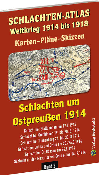 Historische Karten: SCHLACHTEN UM OSTPREUSSEN 1914 | Bundesamt für magische Wesen