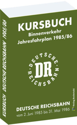 Kursbuch der Deutschen Reichsbahn 1985/86 | Bundesamt für magische Wesen