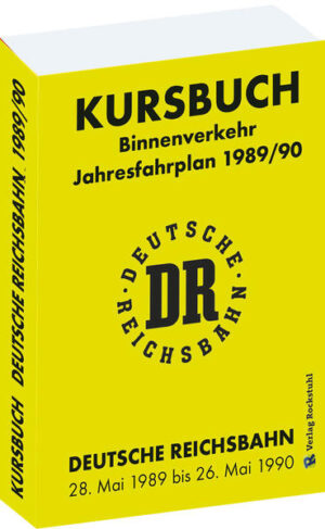 Kursbuch der Deutschen Reichsbahn 1989/90 | Bundesamt für magische Wesen