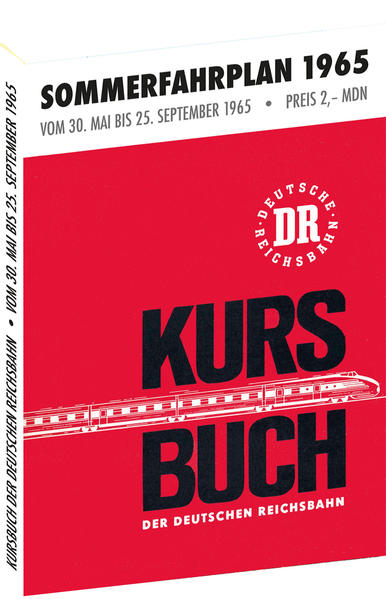 Kursbuch der Deutschen Reichsbahn - Sommerfahrplan 1965 | Bundesamt für magische Wesen