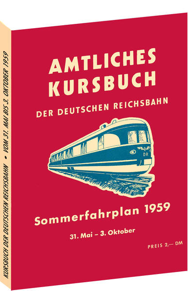 Kursbuch der Deutschen Reichsbahn - Sommerfahrplan 1959 | Bundesamt für magische Wesen