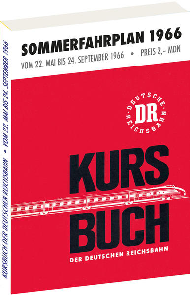 Kursbuch der Deutschen Reichsbahn - Sommerfahrplan 1966 | Bundesamt für magische Wesen