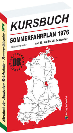 Kursbuch der Deutschen Reichsbahn - Sommerfahrplan 1976 | Harald Rockstuhl