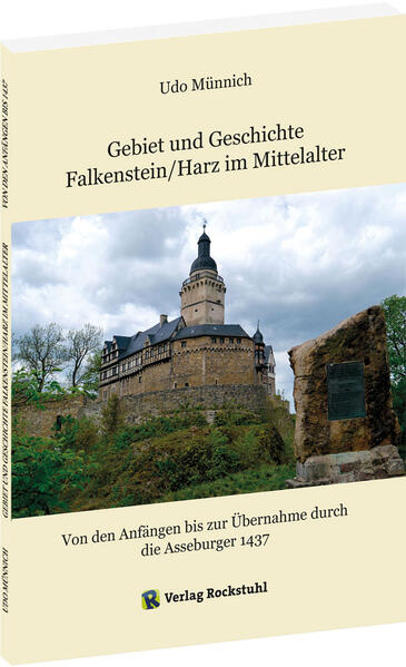 Autor: Udo Münnich, Taschenbuch im Format A4 mit 86 Seiten und 43 Abbildungen. Über das Buch: Das Buch beschreibt Gebiet und Geschichte Falkensteins von den Anfängen bis zum 15. Jahrhundert als Falkenstein vom Bischof von Halberstadt an die Herren von der Asseburg als Lehen übergeben wurde. Insbesondere wird die ländliche Struktur des Kerngebietes Falkenstein durch den archäologischen Befund beschrieben. Es wird der Versuch unternommen, die Bedeutung der Falkensteiner Grafen an Hand des Besitzes im mitteldeutschen Raum darzustellen. In der Beschreibung des Gebietes werden vor allem die im Kerngebiet Falkensteins liegenden Orte, die zu über 90% wüst geworden sind, behandelt. In der bis heute nicht vollständig aufgeklärten Geschichte zwischen dem Aussterben der Falkensteiner und der Übernahme des Falkenstein durch die Asseburger werden einige Lücken der Geschichte geschlossen. Besonderer Schwerpunkt der Darstellung ist die Einbindung der Grafen von Falkenstein in die politische Umgebung des Mittelalters im mitteldeutschen Raum.