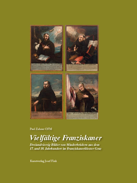 Zwischen 1653 und 1750 wurden für das Franziskanerkloster Graz mindestens dreiundvierzig großformatige Bilder mit Szenen aus dem Leben bedeutender Ordensbrüder des 13. bis 17. Jahrhunderts gemalt, beginnend mit dem heiligen Franziskus und endend mit Jakob von Dänemark. Vermutlich kurz darauf wurden sie mit einheitlichen Bildunterschriften versehen. Nachdem sie lange Zeit in Vergessenheit geraten und in einer Abstellkammer untergebracht waren, hängen sie seit 2016 mit einer Ausnahme wieder im Kloster und werden in der vorliegenden Publikation erstmalig in ihrer Gesamtheit veröffentlicht. Bild für Bild führt der Autor Bruder Dr. Paul Zahner OFM den Leser durch den Gemäldezyklus. Auf knappe Angaben zum jeweiligen Bild und seinem Erhaltungszustand folgen die Transkription der Bildlegenden und sonstiger Inschriften, eine Kurzbiografie des dargestellten Heiligen sowie Erläuterungen zu Bildlegende und Bildgegenstand. Abgerundet werden die einzelnen Einträge durch ausgewählte Literaturhinweise.