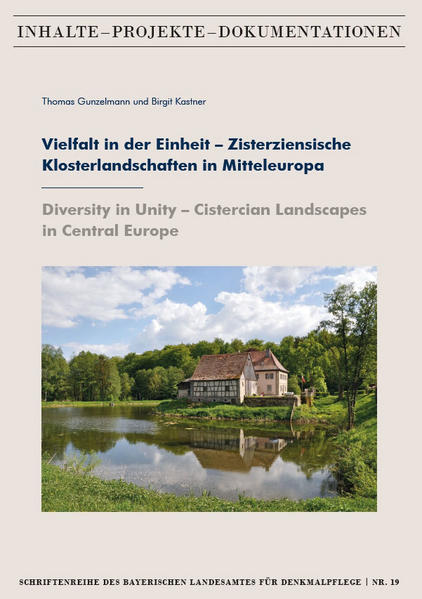 Waren Zisterzienser Landschaftsgestalter? Der vorliegende Tagungsband setzt sich in Fachbeiträgen namhafter Experten mit europaweit signifikanten Prägungsmerkmalen zisterziensischer Klosterlandschaften auseinander. Historische Grundlagen der Landschaftsprägung, kulturlandschaftliche Analysen und Einzeluntersuchungen der projektbeteiligten Stätten Ebrach (D), Morimond (F), Plasy (CZ), Rein (A), Waldsassen (D) und Zwettl (A) zeichnen ein umfassendes Bild der Einflüsse des innovativen Mönchsordens auf die Strukturen von Landschaften und Siedlungen. Im Rahmen des Europäischen Kulturerbejahres SHARING HERITAGE 2018 leisteten das Projekt und die hier zusammengefasste Tagung einen wesentlichen Beitrag zur Bewusstseinsbildung und Vermittlung der zisterziensischen Klosterlandschaft als verbindendes und identitätsstiftendes kulturelles Erbe Europas. Were the Cistercians Shapers of the Landscape? The present conference proceedings deal with the significant features of Cistercian landscape shaping across Central Europe. Leading experts contributed their examinations of the historical basis, their inventories of the cultural landscape and individual characteristics of the participating sites in Ebrach (GER), Morimond (FRA), Plasy (CZE), Rein (AUT), Waldsassen (GER) and Zwettl (AUT) in order to give a comprehensive view on the impact of the innovative Cistercian order on structures of landscape and settlement. Within the context of the European Year of Cultural Heritage SHARING HERITAGE 2018, the project and the conference did much to create public awareness and the sense of Cistercian cultural landscape as European identity and cultural heritage which is connecting Europe. Mit Beiträgen von Birgit Kastner, Thomas Gunzelmann, Gerhard Lenz, Katerina Charvátová, Winfried Schenk, Christophe Wissenberg, Benoit Rouzeau, Thomas Büttner, Ulrich Mergner, Katharina Matheja, Elisabeth Brenner, Armin Röhrer, Christian Malzer, Elisabeth Seel, Irena Bukacovà, Hansjörg Haslach, Angelika Ruhland und Andreas Gamerith. Inhalte-Projekte-Dokumentationen. Schriftenreihe des Bayerischen Landesamtes für Denkmalpflege Nr. 19 Herausgegeben von Generalkonservator Prof. Dipl.-Ing. Architekt Mathias Pfeil Die Publikation ist zweisprachig aufgebaut (Deutsch/Englisch