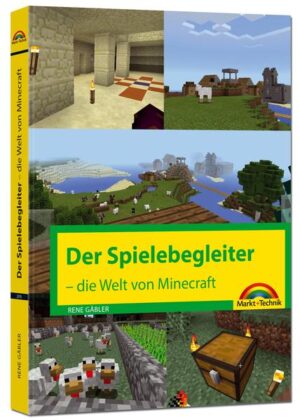 Der Spielebegleiter - die Welt von Minecraft Mit dieser Einführung in das Minecraft- Universum sind Sie bestens gerüstet, um alle Schwierigkeiten zu meistern. Sie lernen die einzelnen Fortschritte der verschiedenen Minecraft- Bereiche detailliert kennen, sammeln erste Erfolge beim Handeln, bauen Ihr eigenes Dorf auf und verteidigen es gegen böse Kreaturen. Sie betreiben Ackerbau und Viehzucht, generieren Rohstoffe, setzen die Redstone- Techniken ein und nutzen Alchemie und Verzauberungen, damit das Leben in der Klötzchenwelt nicht schnell wieder vorbei ist. Aus dem Inhalt: ■ Minecraft installieren und starten ■ Die ersten Fortschritte ■ Die Fortschritte aus den Bereichen Abenteuer und Landwirtschaft ■ Die Fortschritte aus den Bereichen Nether und Das Ende ■ Der Handel in Minecraft ■ Ein eigenes Dorf aufbauen, bevölkern und verteidigen ■ Ressourcen abbauen und nutzen ■ Einführung in die Welt der Redstone- Techniken ■ Redstone- Techniken verwenden ■ Tipps und Tricks für den Minecraft- Alltag Kein offizielles Minecraft- Produkt. Nicht von Mojang genehmigt oder mit Mojang verbunden